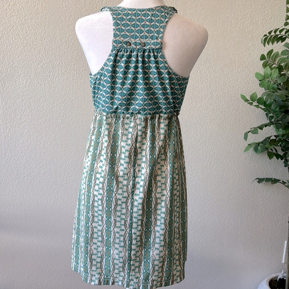 Athleta 2 Petite Multicolored Blue Sun Dress - Picture 7 of 8